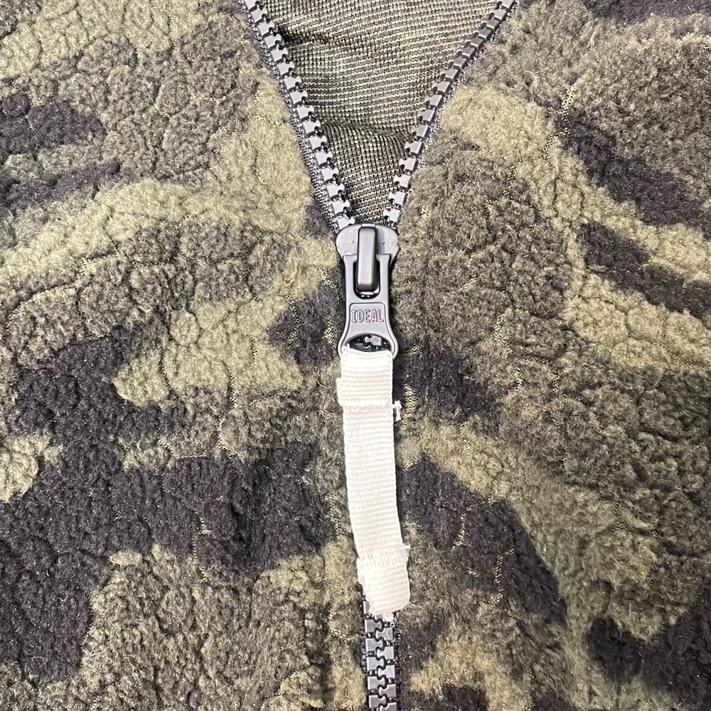 DSG Youth Polyester Fleece Full Zip Jacket Forest Night Green Camo SZ Medium NWT - Picture 5 of 9